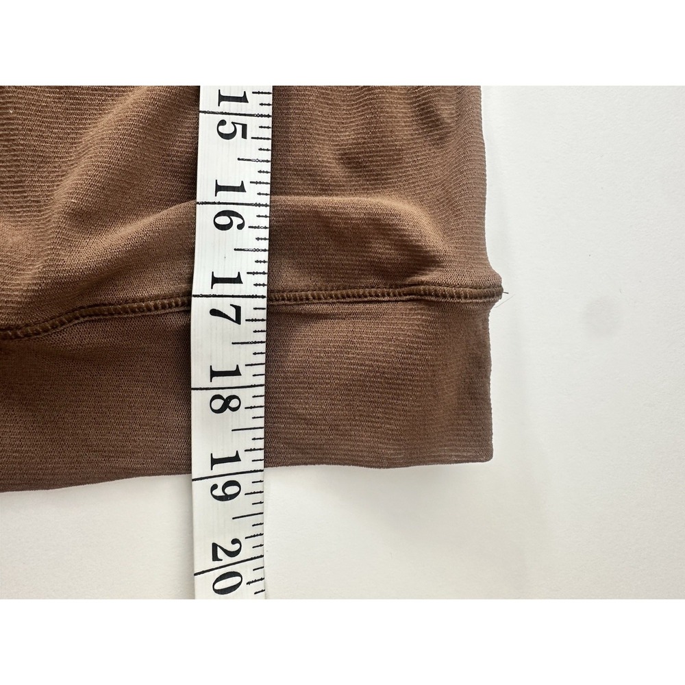 Skims Sommer Mesh T-Shirt Sienna Brown Medium NWOT - Picture 7 of 7